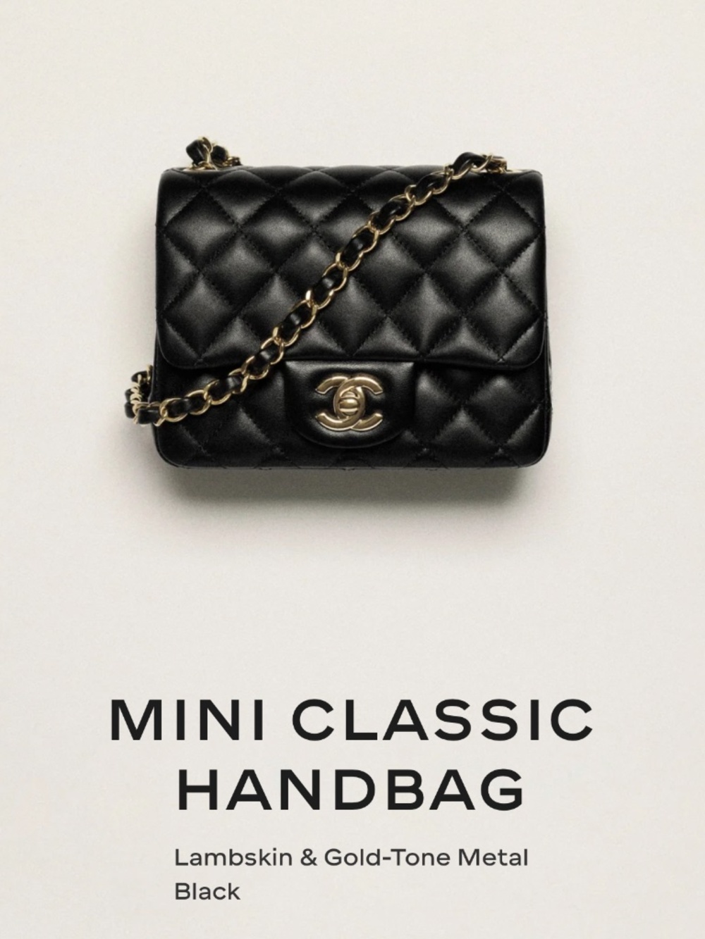 Chanel Square Mini Flap Black